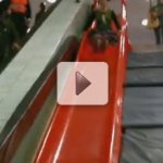 Escorregador no Metr�