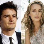 Keira Knightley e Orlando Bloom Fora de Piratas do Caribe 4