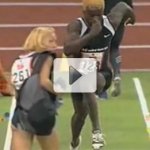 Mulher Distra�da � Atropelada em Prova de Atletismo