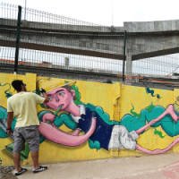 Grafiteiros Cobrem 4 Km de Muro no Caminho Para Arena Corinthians