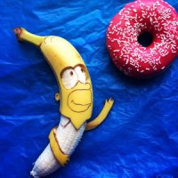18 Incríveis Manipulações Artistícas Feitas em Bananas