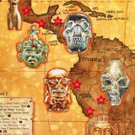 Mapa com Todas as Descobertas Arqueológicas de Indiana Jones