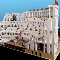 Coliseu Ã© Recriado com 200 Mil PeÃ§as de Lego