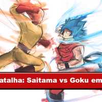 Batalha: Saitama VS Goku em AnimaÃ§Ã£o