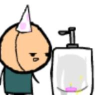 Tirinha - Comemorando Aniversário no Banheiro