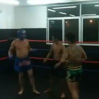 Homem Desafia Professor de Muay Thai para Luta