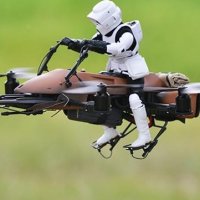 Drone Speeder Bike de Star Wars Vira Brinquedo