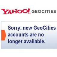 Yahoo! Decide Fechar o GeoCities