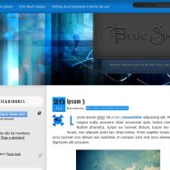 Template Blue Sky para Blogger