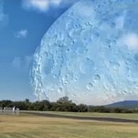 Como Seria se a Lua Orbitasse a Terra a Somente 420 Quilômetros de Distância