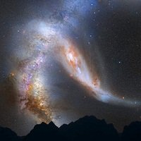 Via Láctea Vai Chocar com Andrómeda e Desaparecer