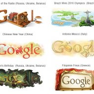 Google Doodles de Diferentes Países