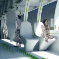 O Interior do Trem do Futuro