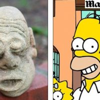 Escoceses Encontram Escultura de Homer Simpson de 800 Anos