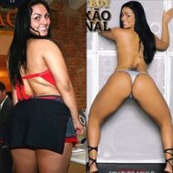 Fotos de Mulheres Antes e Depois do Photoshop