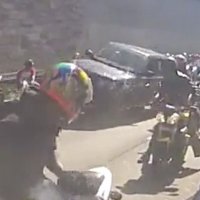 Motorista Atropela Motociclista e se DÃ¡ Mal